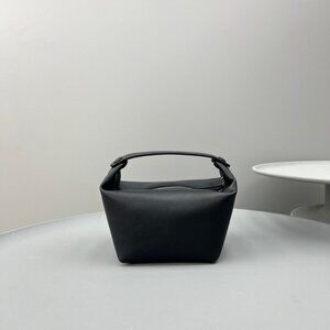 The ROW Stylish Minimalist Leather Shoulder Tote Bag